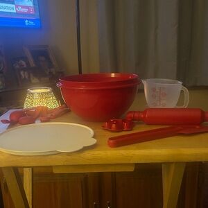 Red Kitchen‎ Mixing Bowl Set-kids
